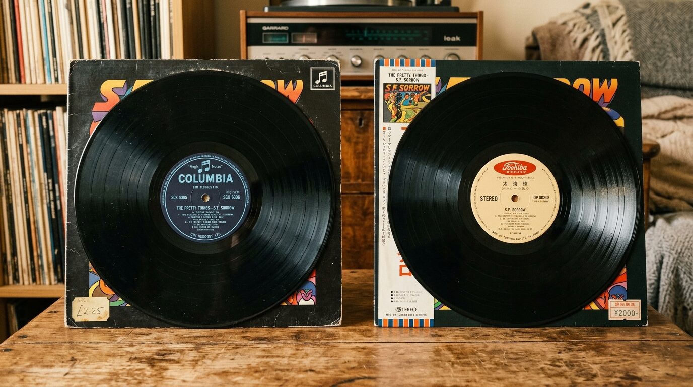 日本盤vs輸入盤サイケレコードの価格差比較