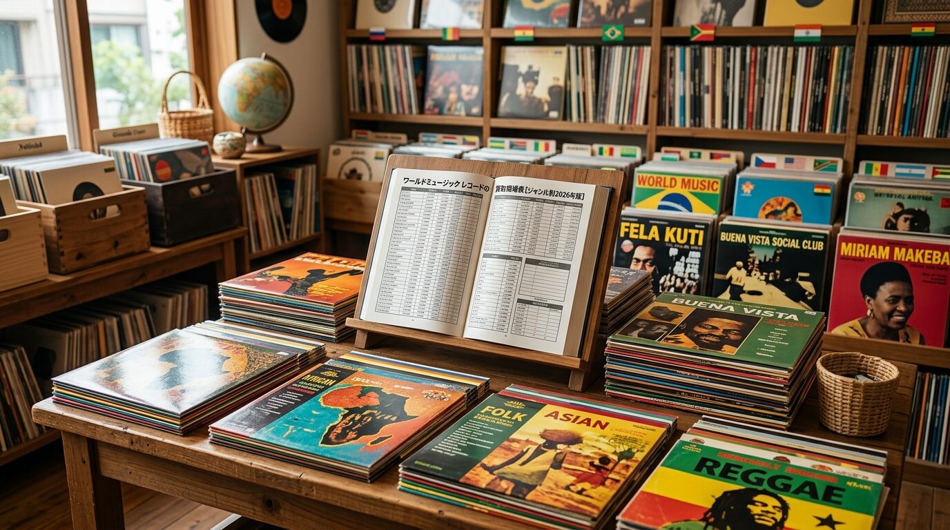 ワールドミュージック レコードの買取相場表【ジャンル別2のイメージ