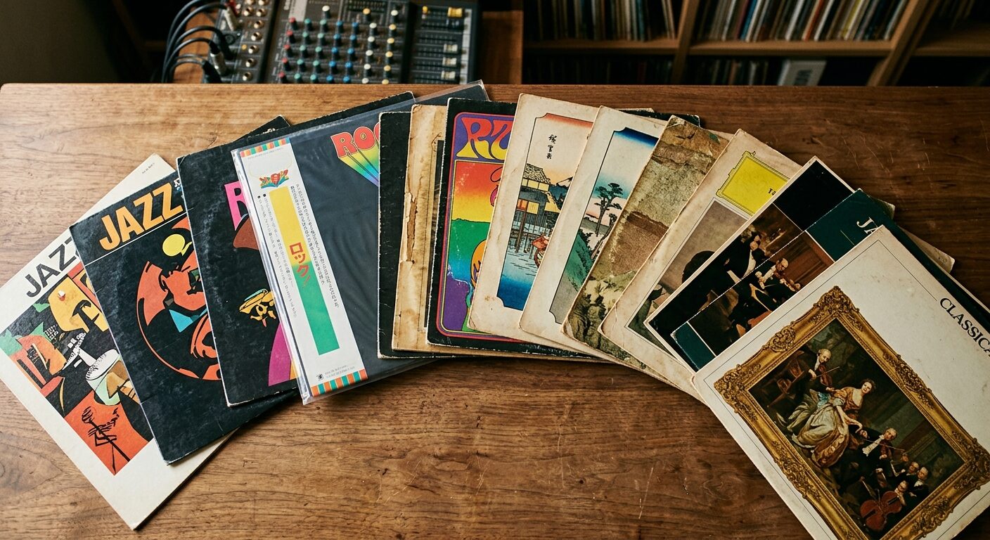 ジャンル別レコードの種類