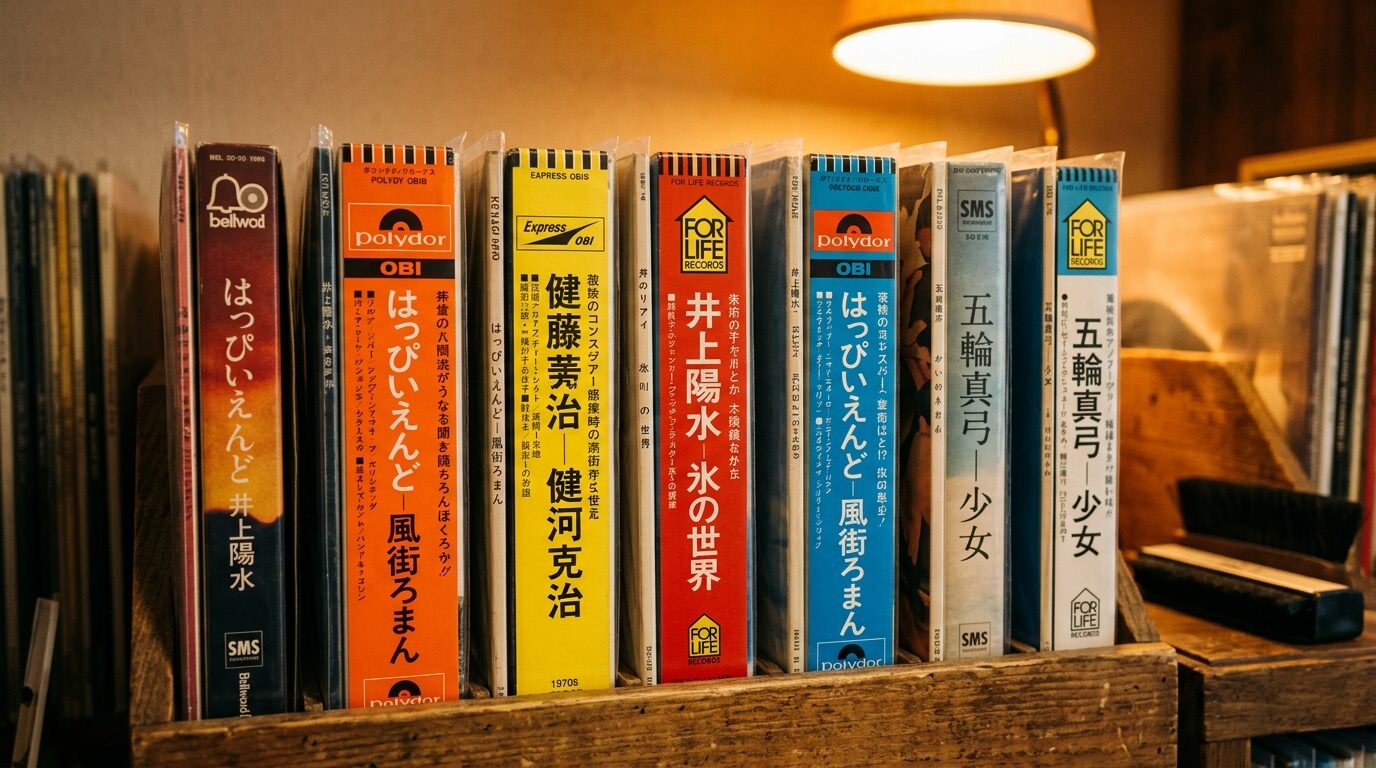 井上陽水LPアルバムのコレクション