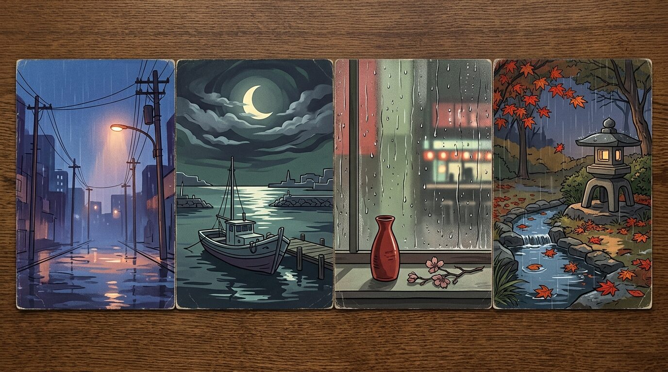 八代亜紀のシングル盤ジャケット