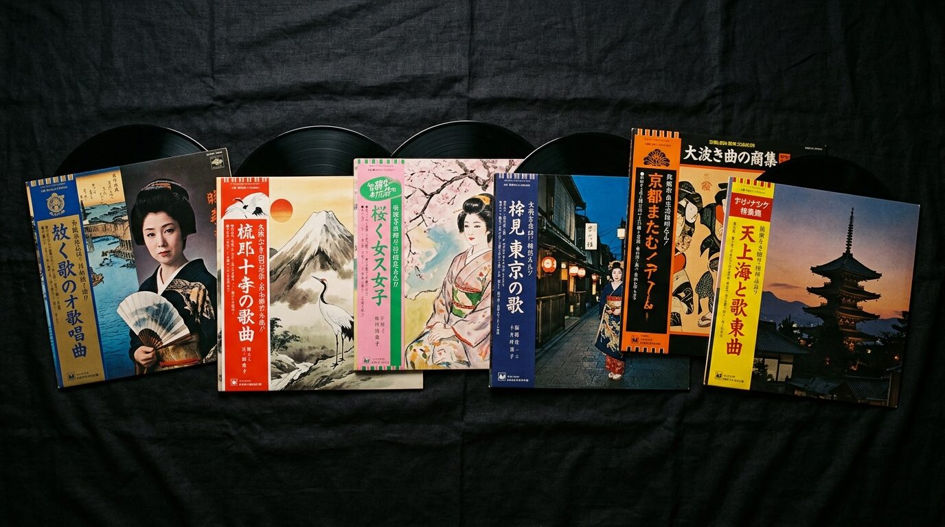 演歌・歌謡曲のレコード盤