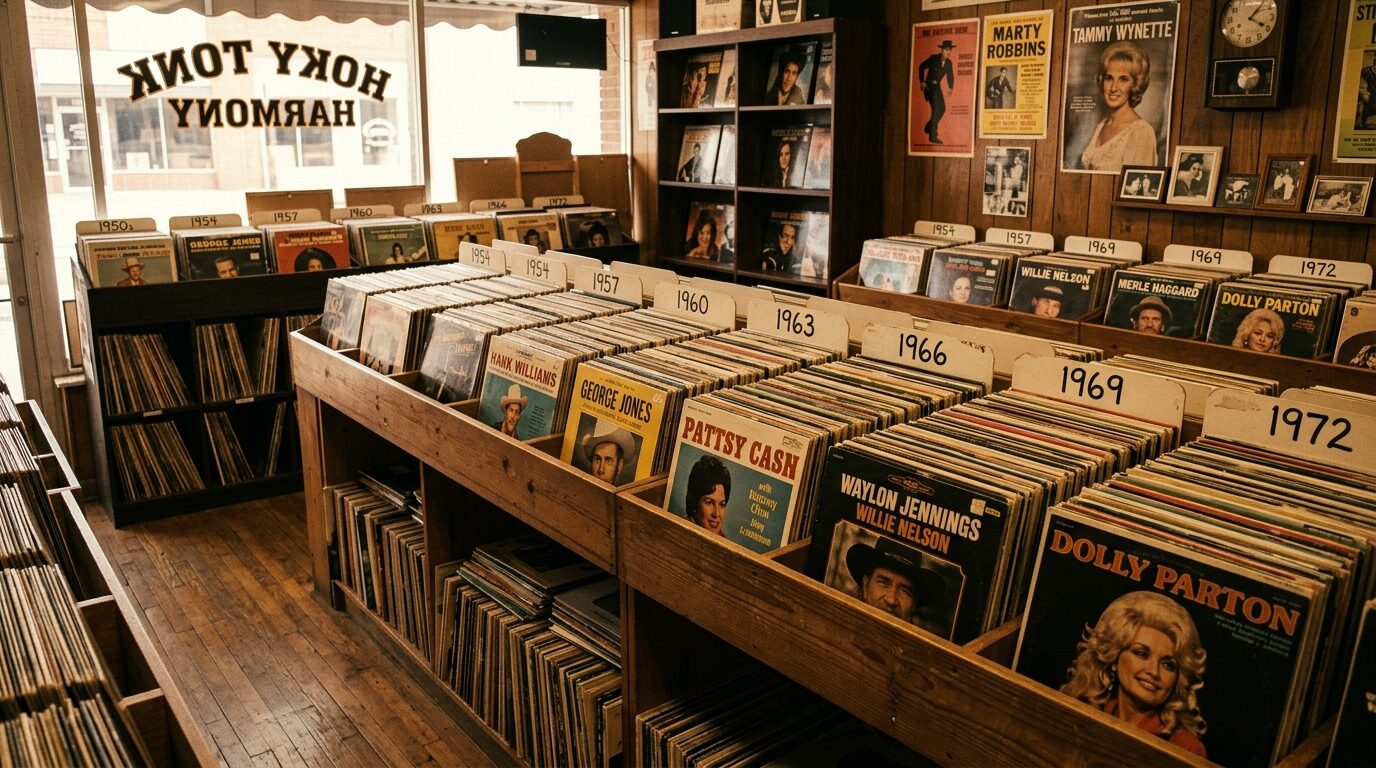 カントリーミュージックの歴史を感じるレコード