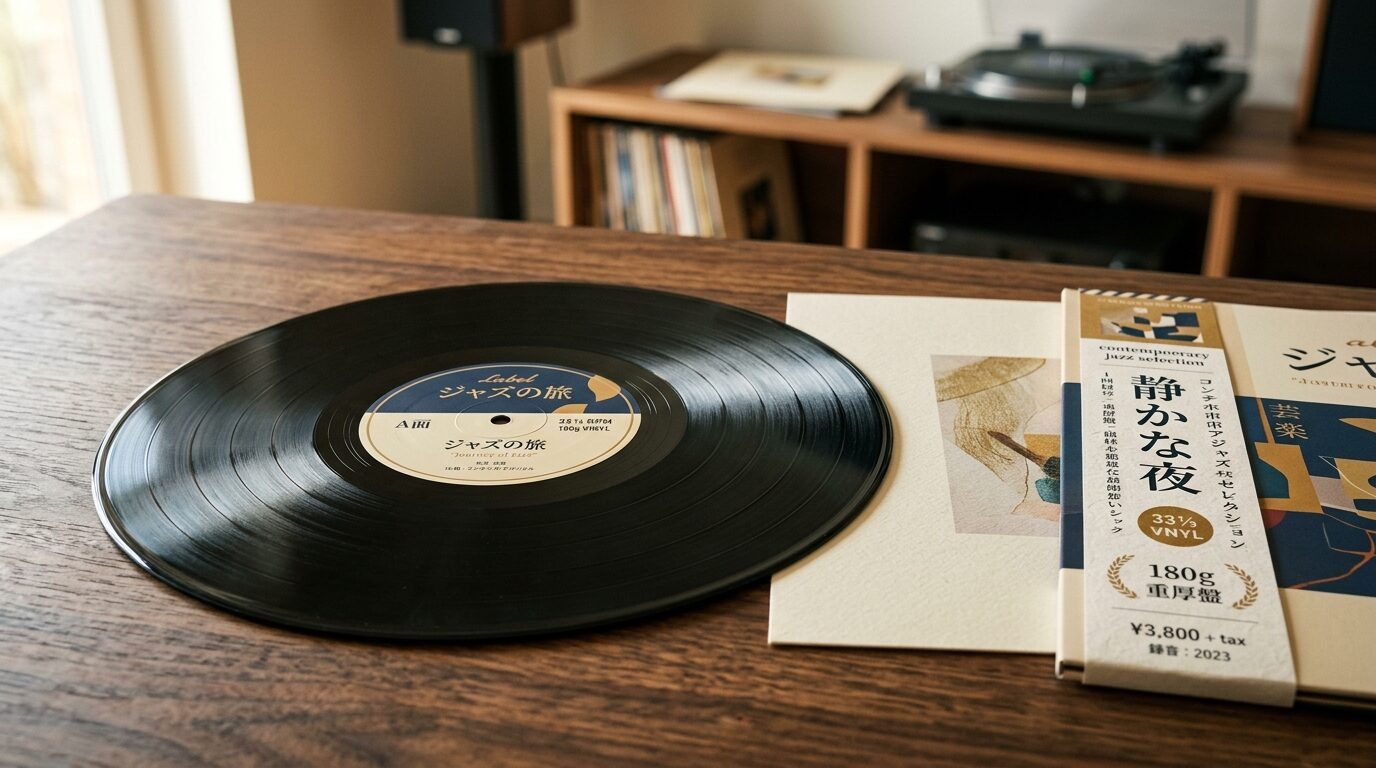 Venus Records 180g重量盤LP仕様と帯付き
