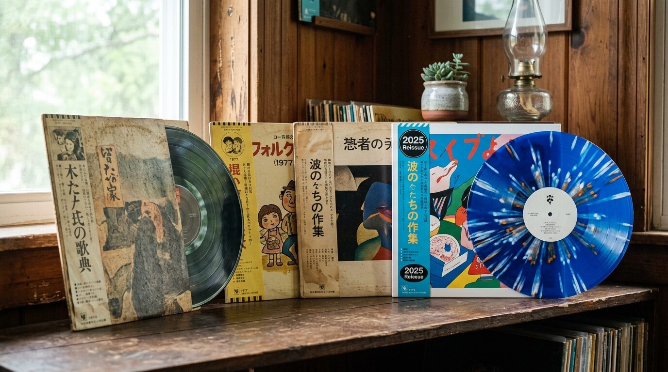 1970年代オリジナル盤と2025年カラーヴァイナル復刻盤比較