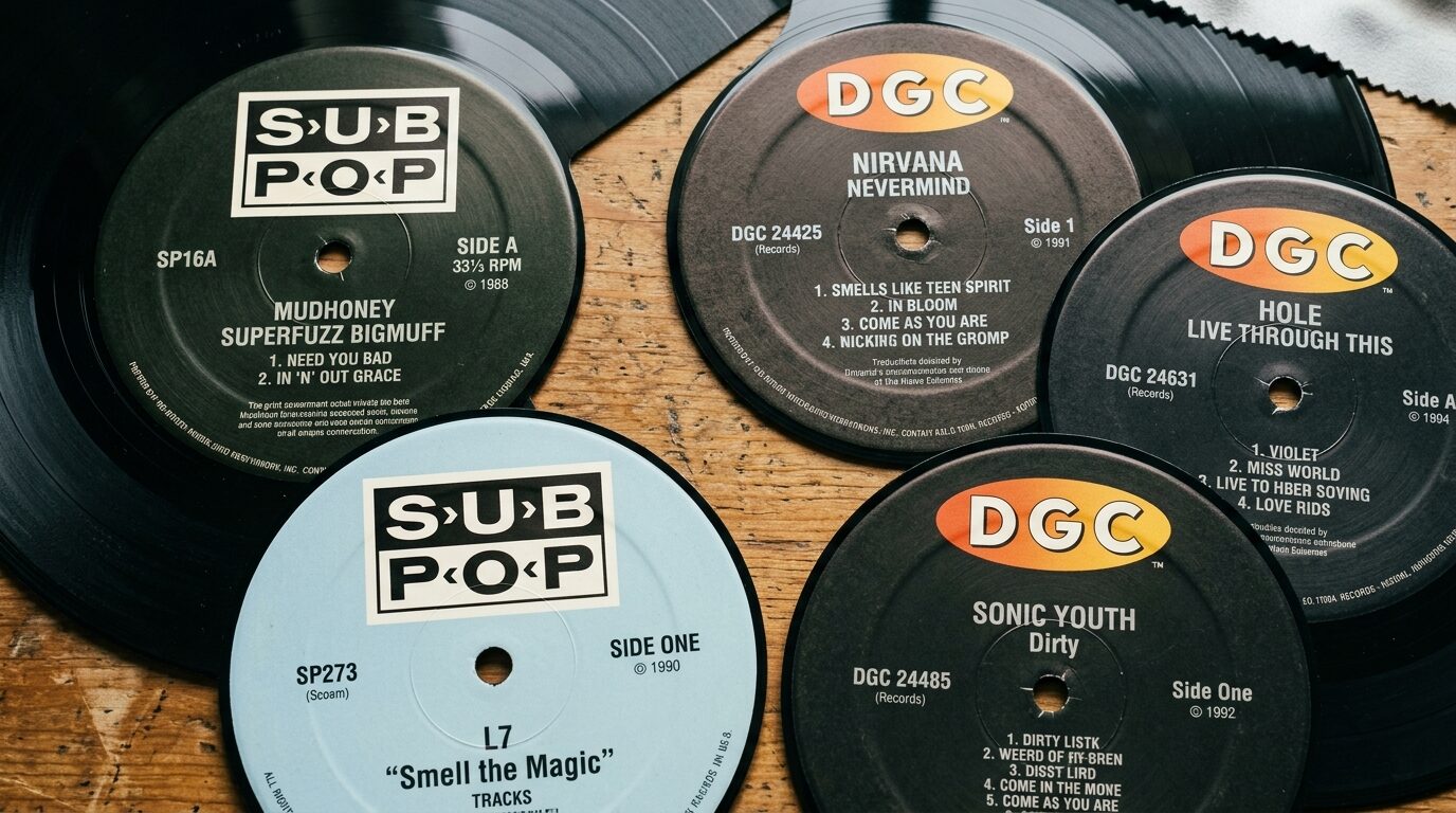 Sub PopとDGCレーベルのレコードラベル比較
