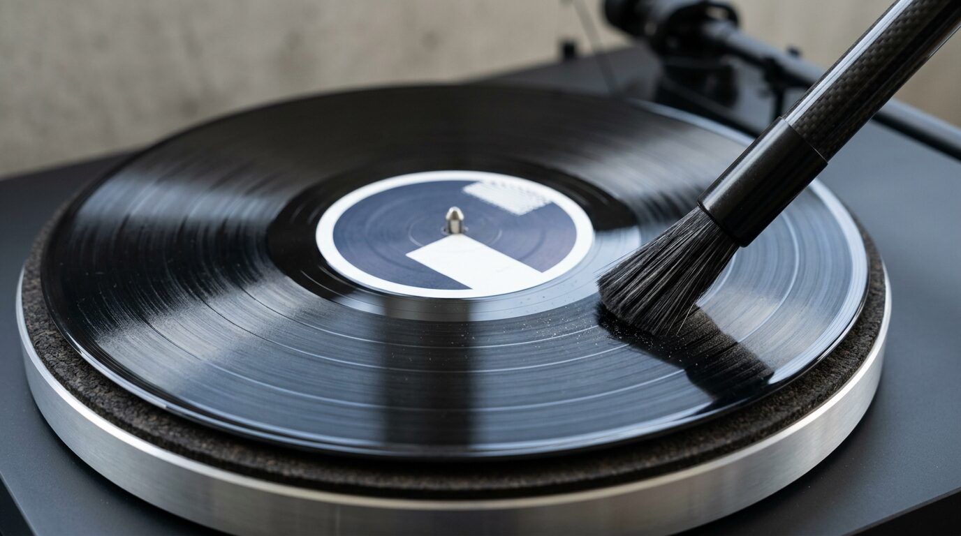 レコードのクリーニングと査定準備