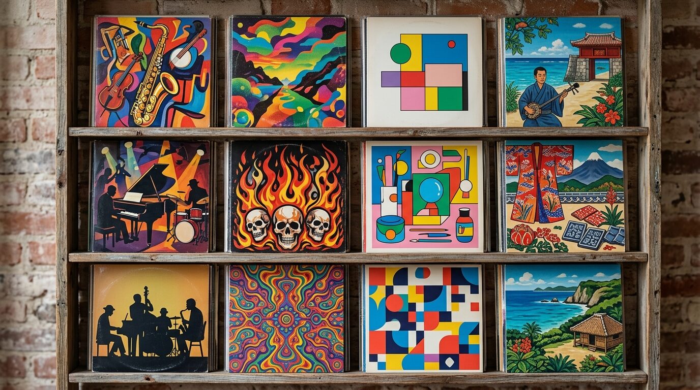 ジャンル別レコードの買取相場イメージ