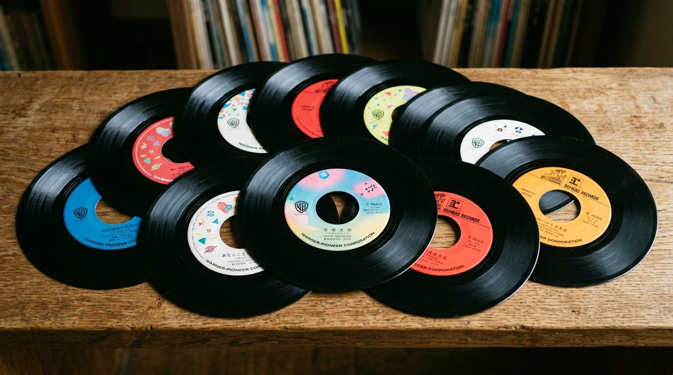 中森明菜のシングル盤レコード