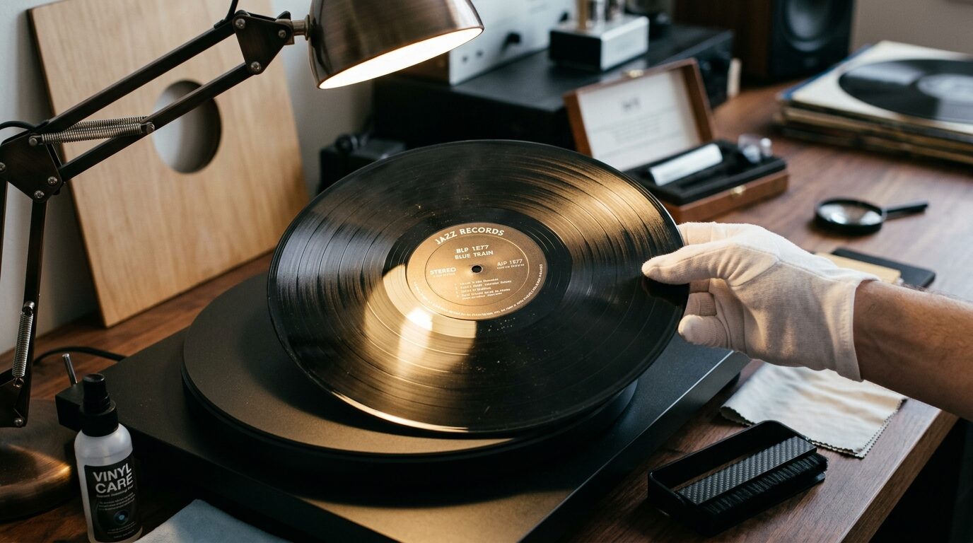 高く売るためのレコードのクリーニングと状態確認