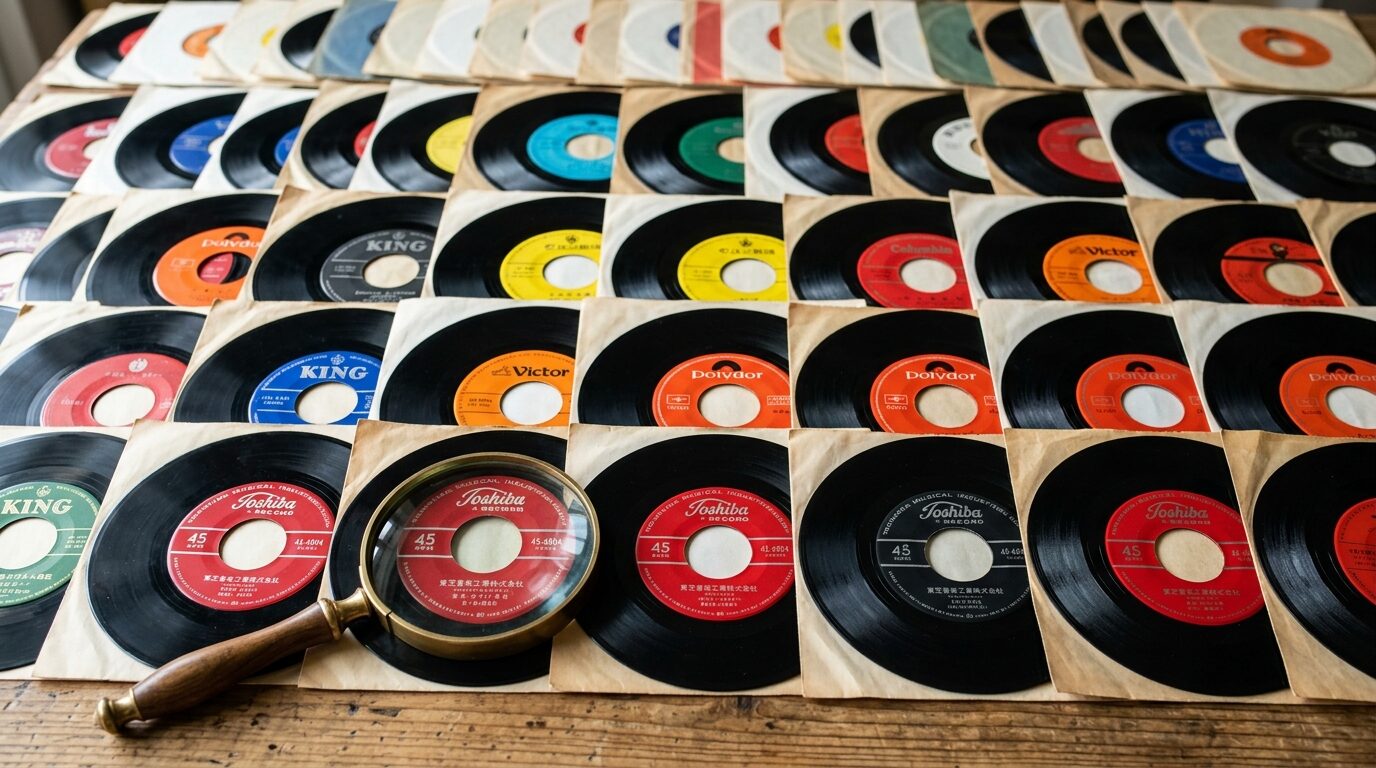 平尾昌章シングルレコード買取価格表イメージ