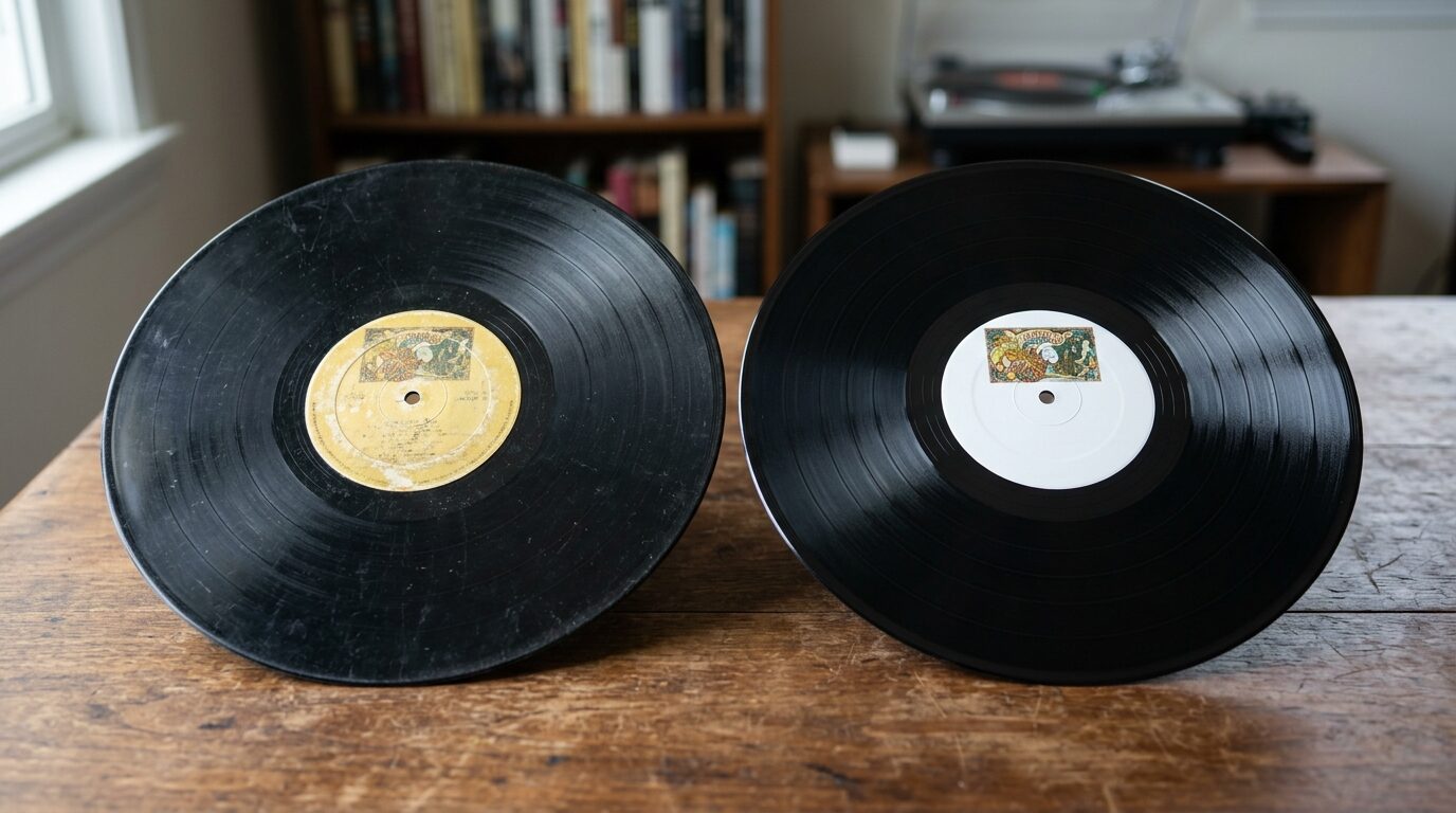 オリジナル盤と再発盤の比較