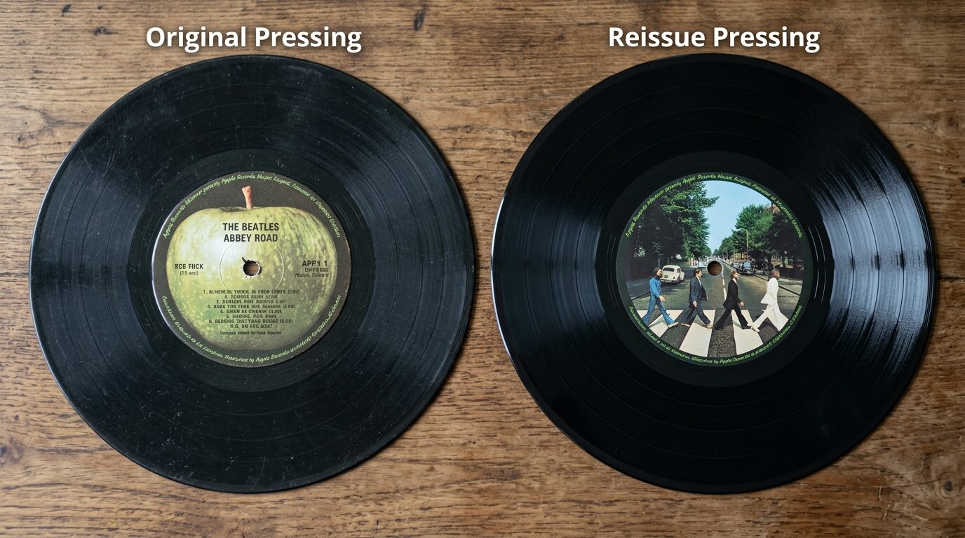 オリジナル盤と再発盤の比較