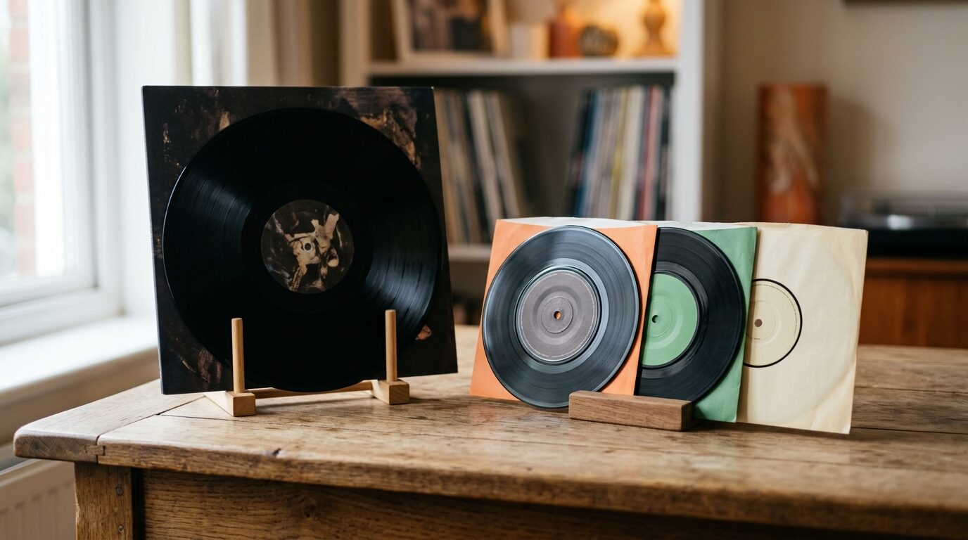 LPとシングルのフォーマット比較