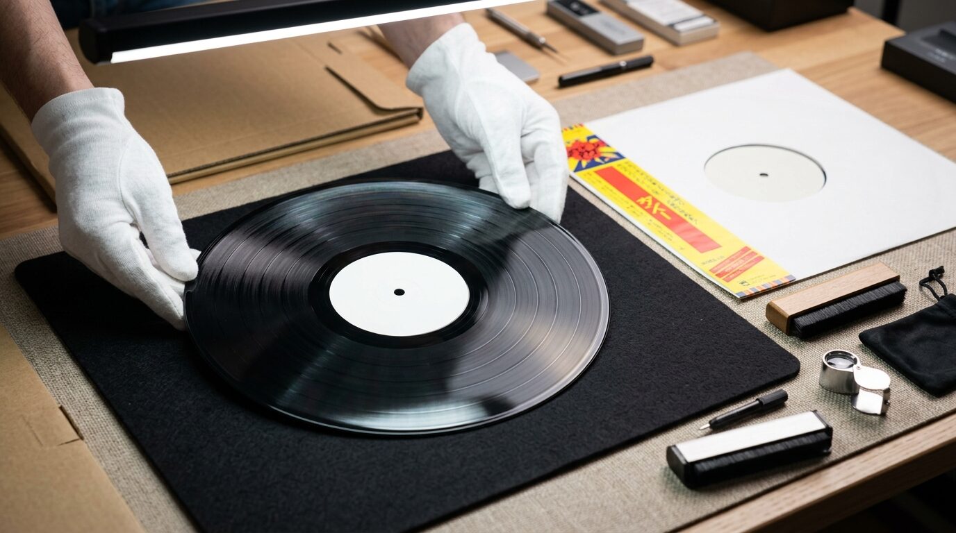 レコードを高く売るための状態チェックと査定準備