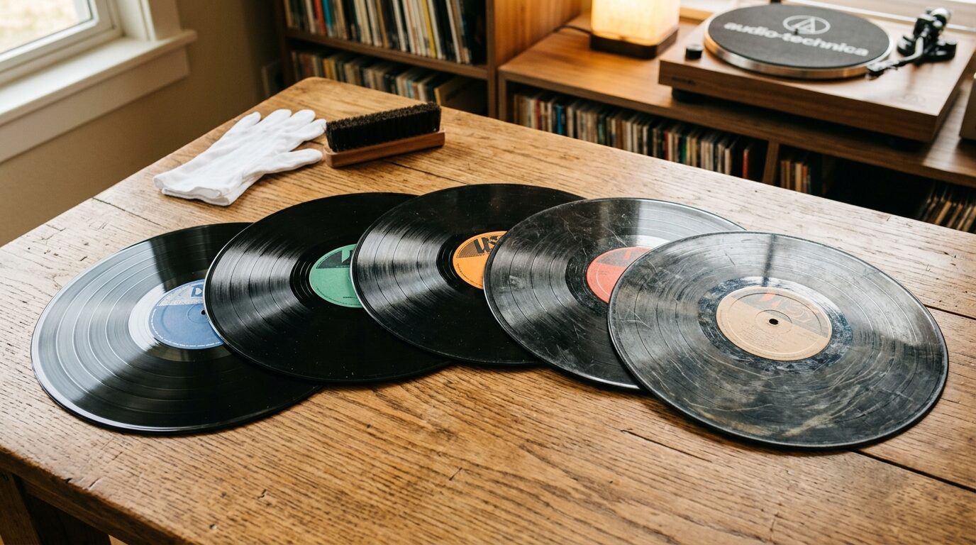 レコードコンディション確認と高く売るための5つのコツ