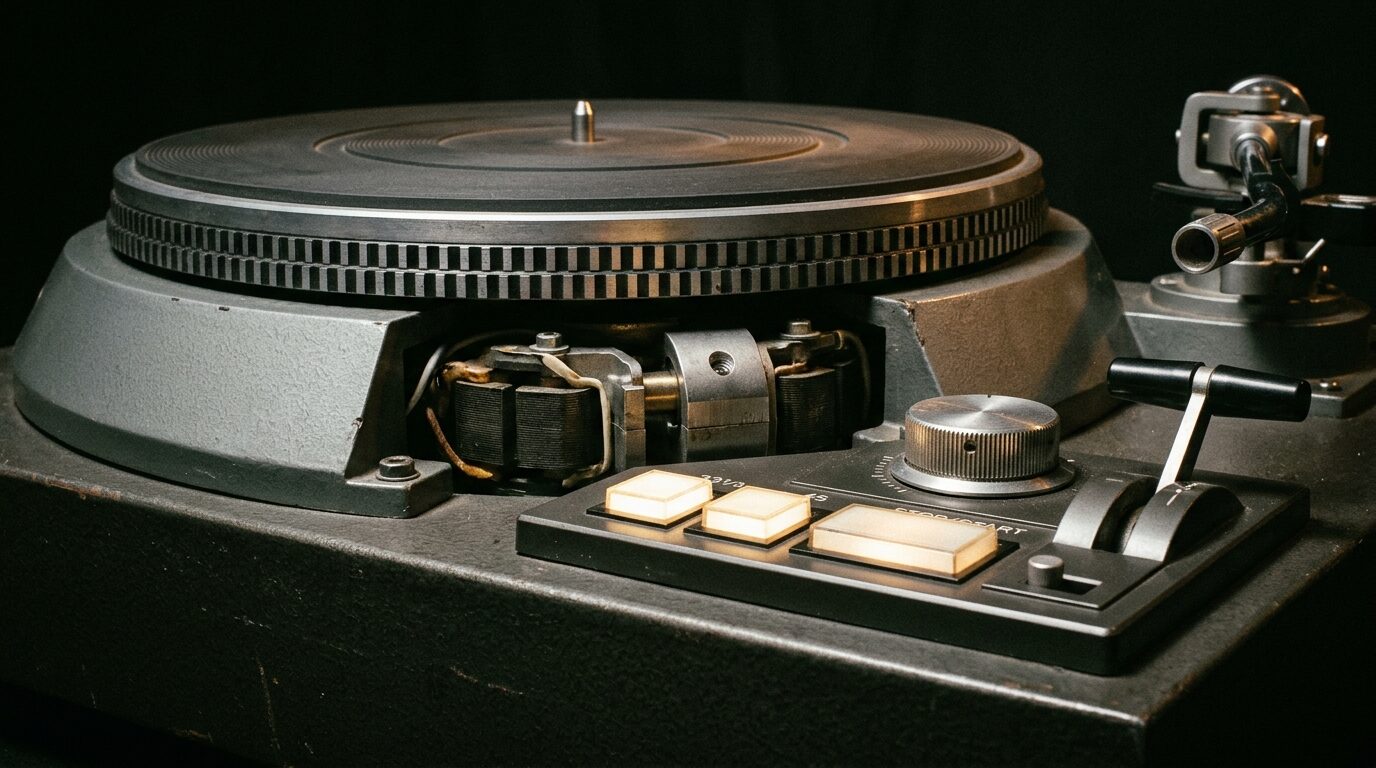 SP-10シリーズ業務用DDターンテーブルの重厚感