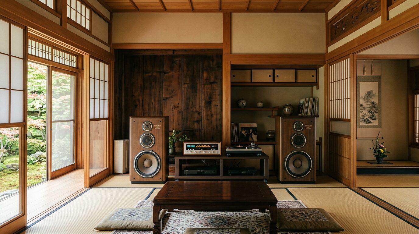 奈良の旧家に眠るオーディオ機器