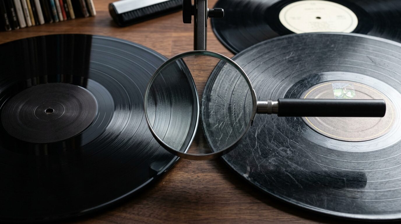 レコードの状態と査定グレードのイメージ画像