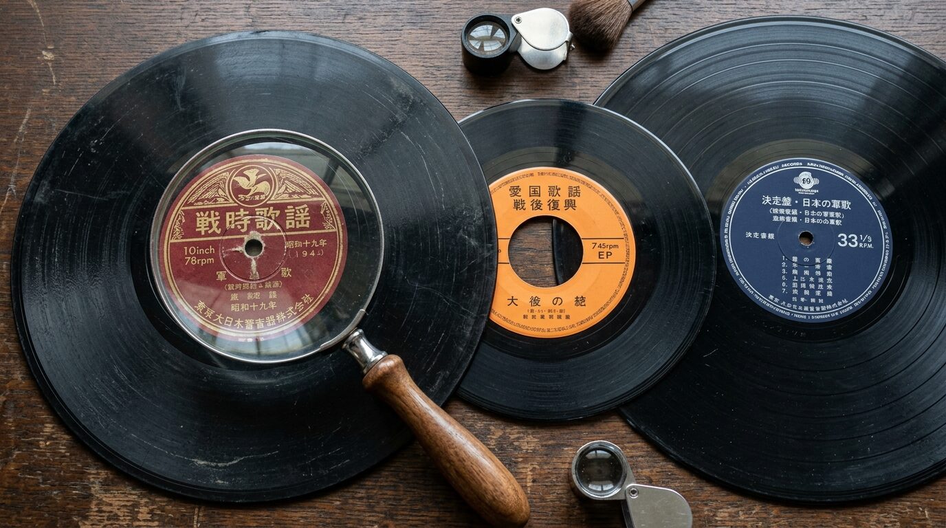 SP盤LP盤EP盤のフォーマット比較