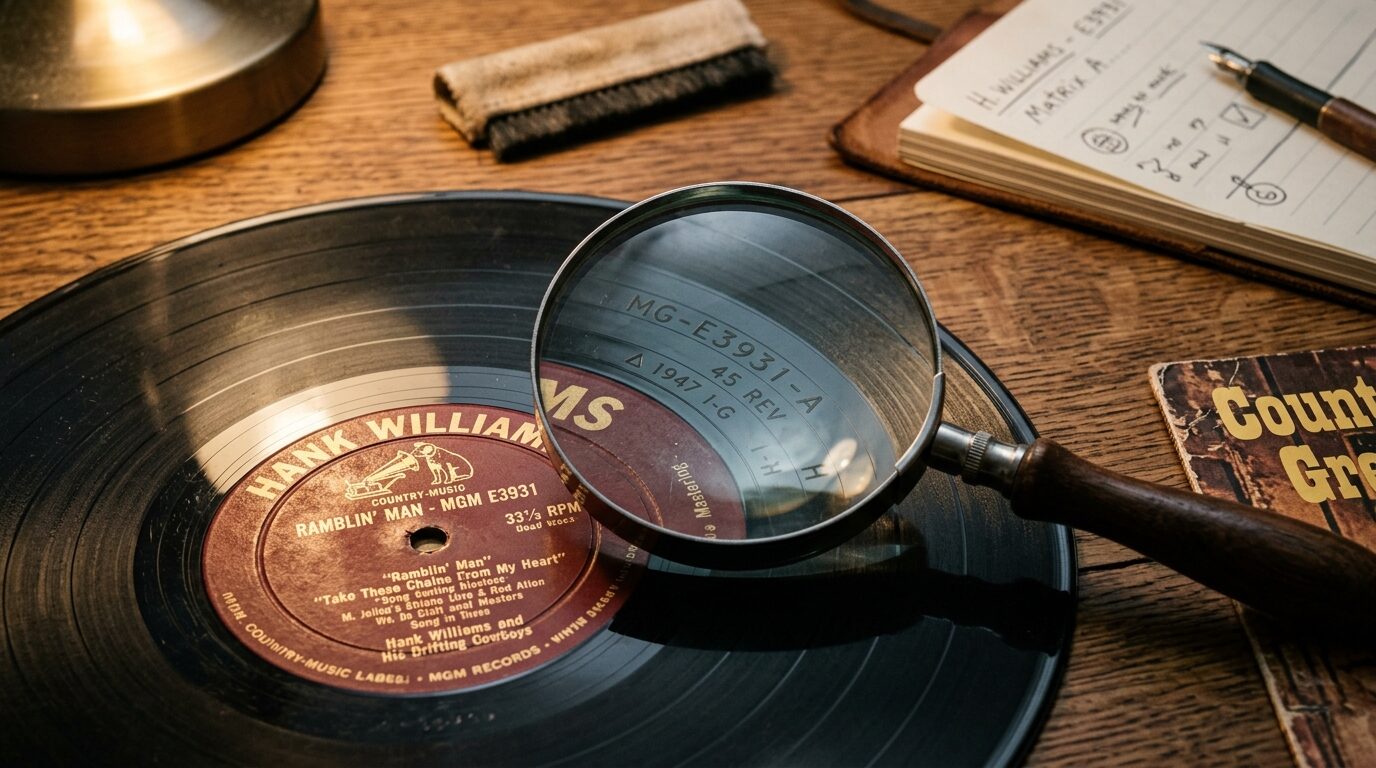 カントリーレコードのオリジナル盤確認と査定コツ