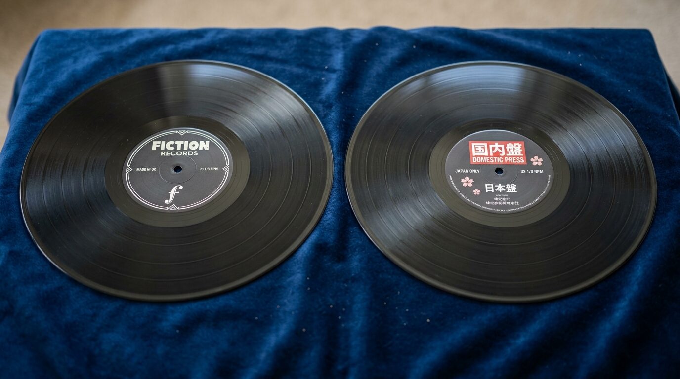 UKオリジナル盤と国内盤の比較イメージ