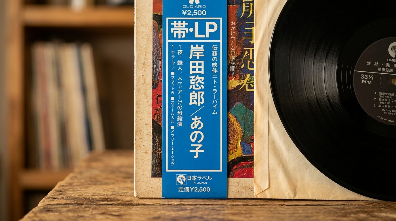 帯付き初回プレスLPレコードの査定価格差