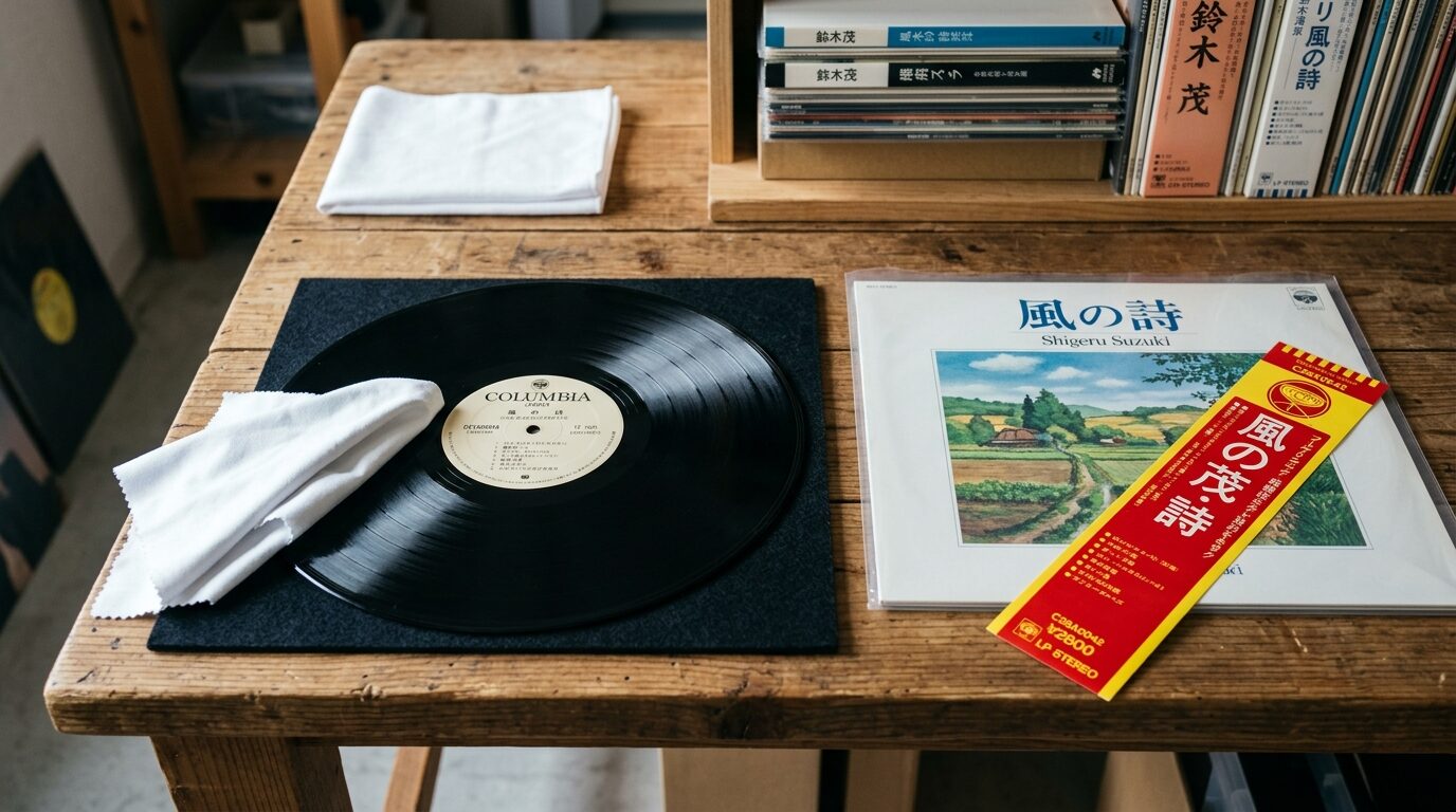 レコードを高く売るための準備イメージ