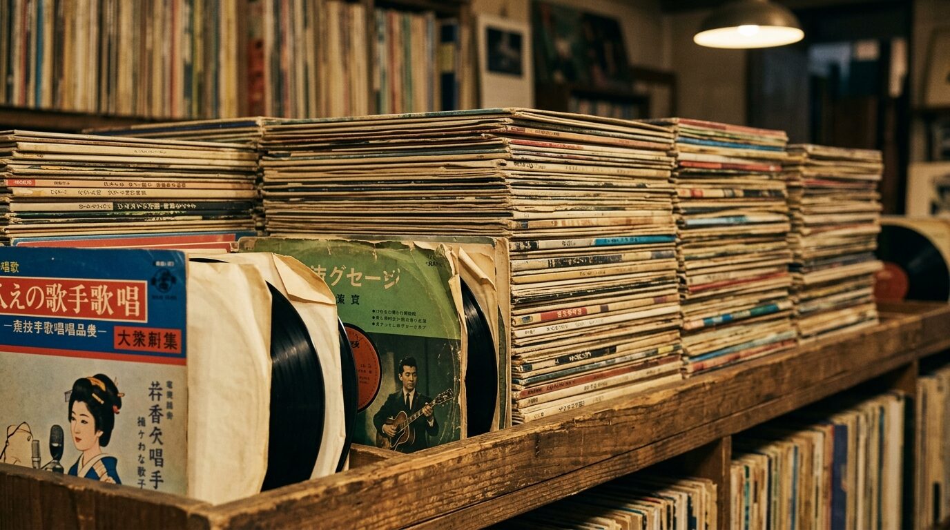 平尾昌章LPレコード買取価格表イメージ