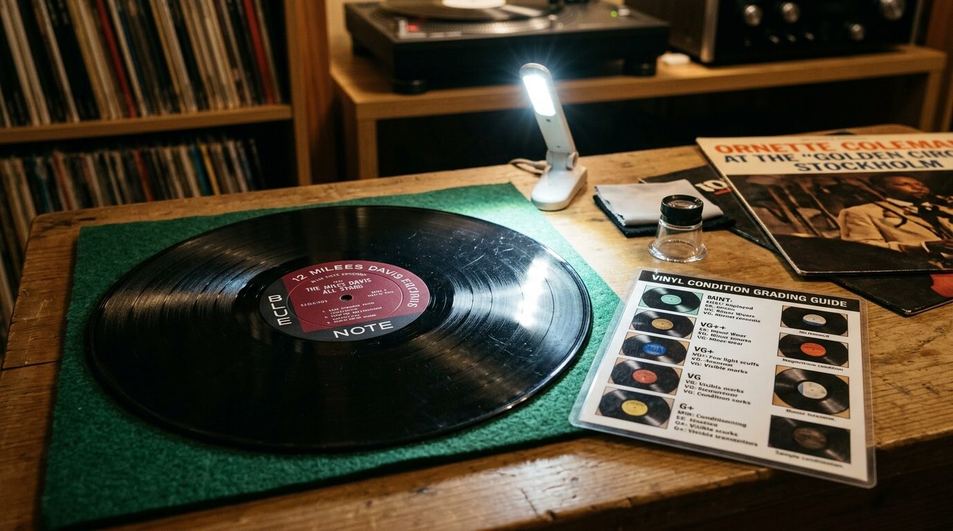 レコードを高く売る4つのコツ｜盤質確認