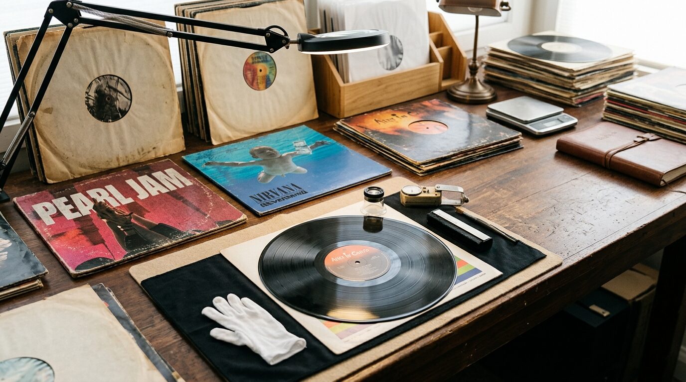 グランジレコードのコンディションチェック