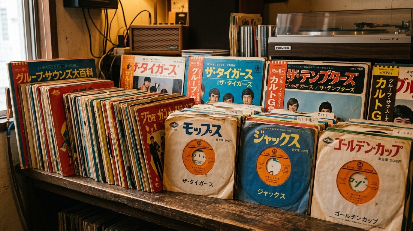 和モノガレージロックのレコード