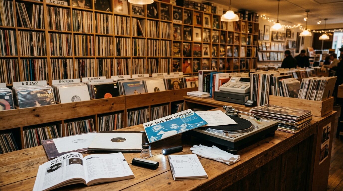 TU-Fieldのレコード専門査定カウンター