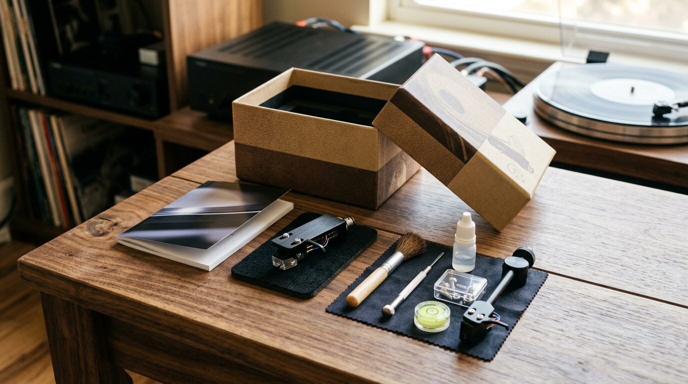 テクニクス製品の付属品・元箱を揃えた状態