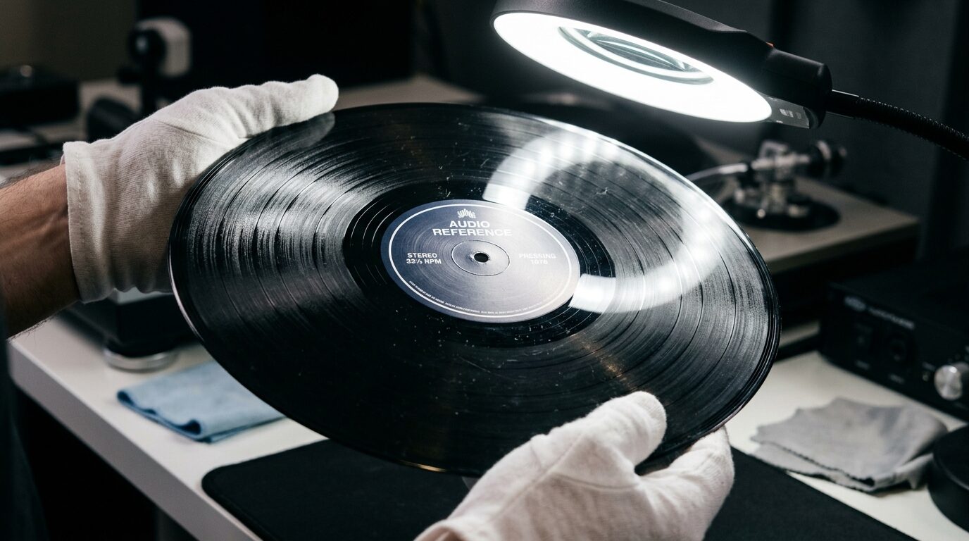 レコード盤面の状態チェック