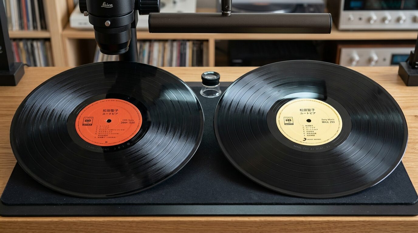 オリジナル盤と再発盤の比較