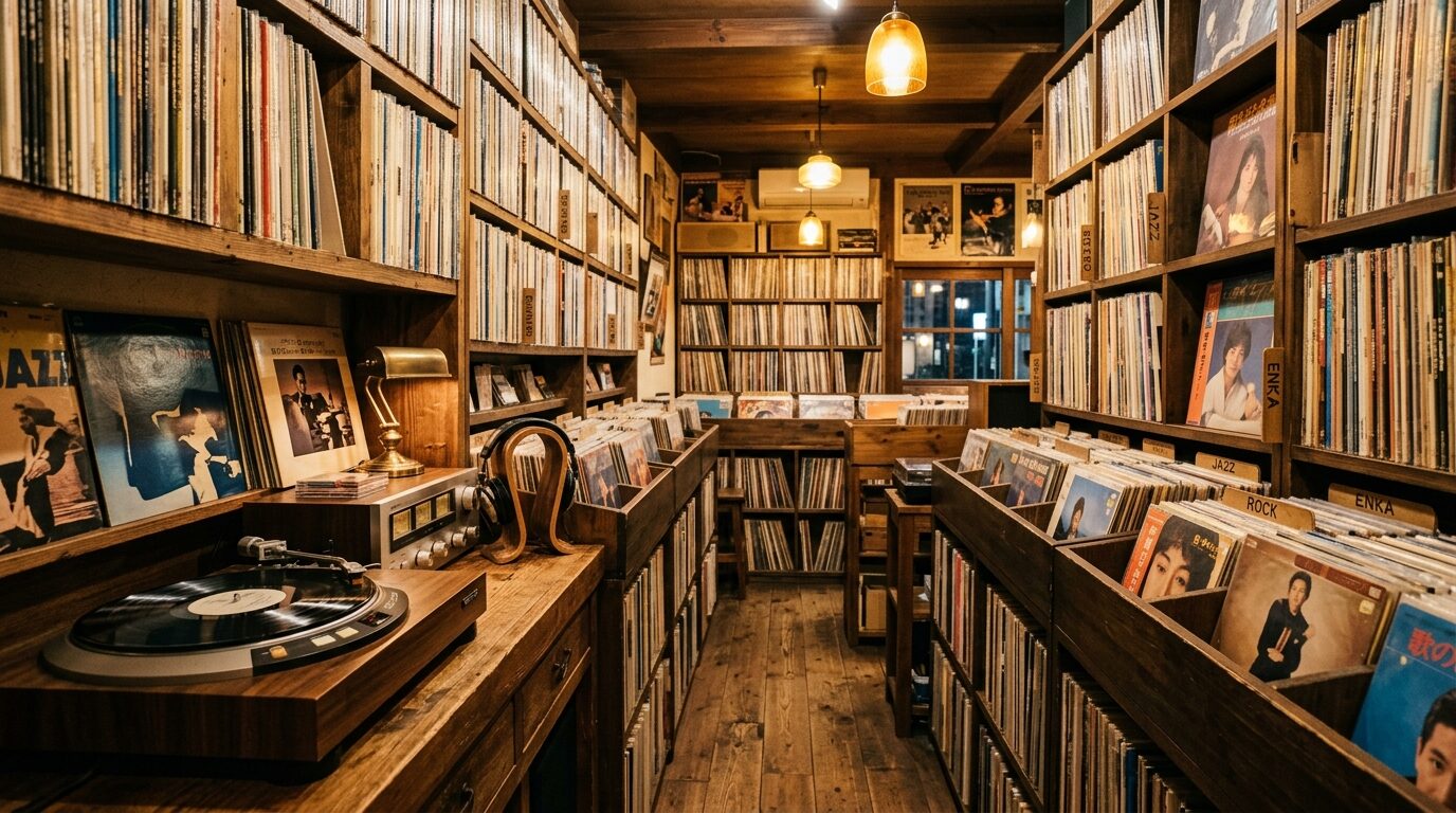 熊本のレコードコレクター文化イメージのイメージ画像