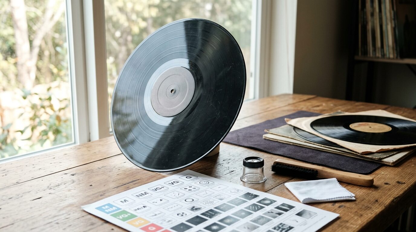 レコード盤質グレードの確認