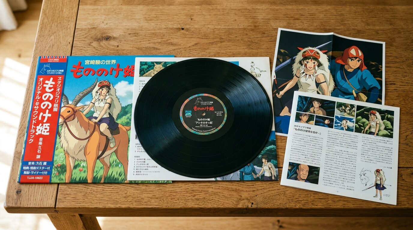 帯・ライナーノーツ・付属品が揃ったサントラレコード