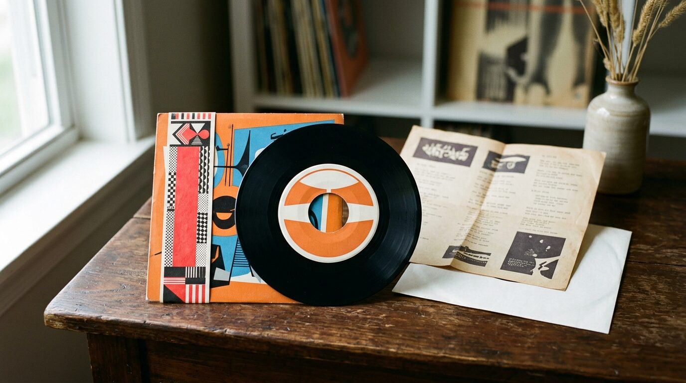 帯付き完品の高額買取レコードのイメージ