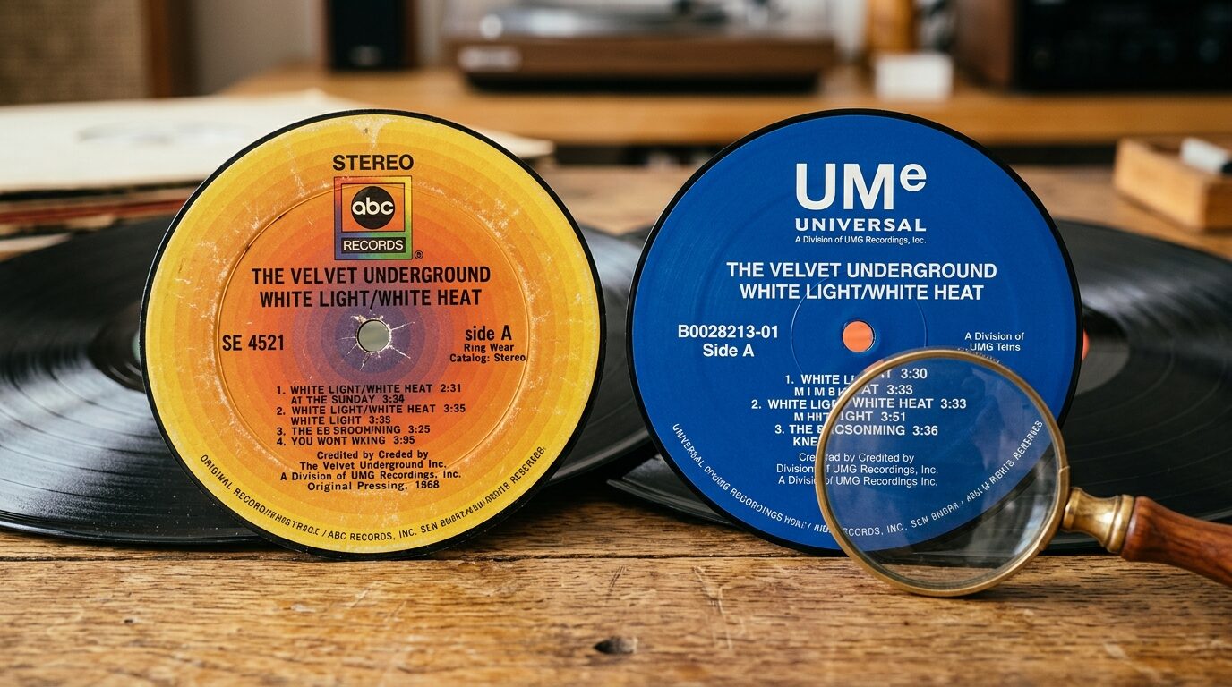 オリジナル盤と再発盤の見分け方