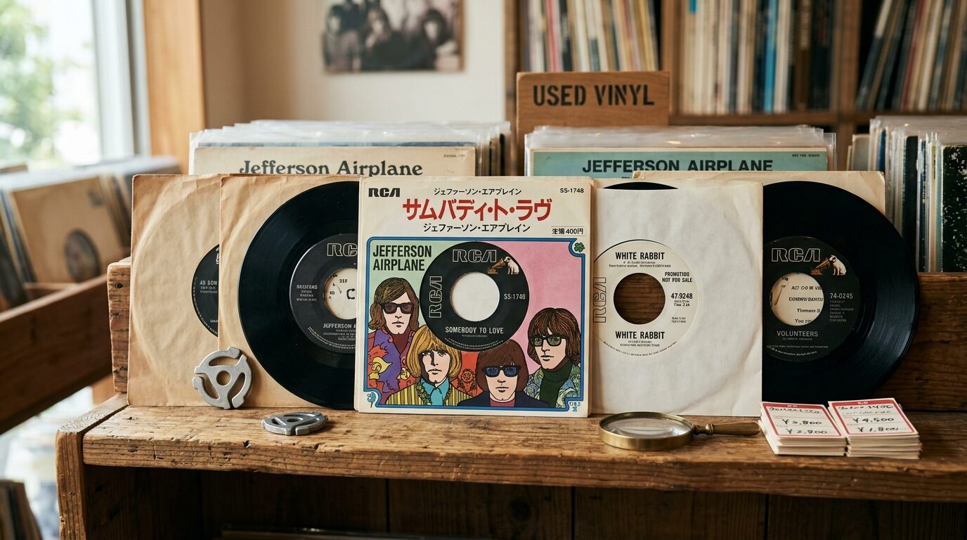 シングル盤・EP盤・プロモ盤の買取相場のイメージ