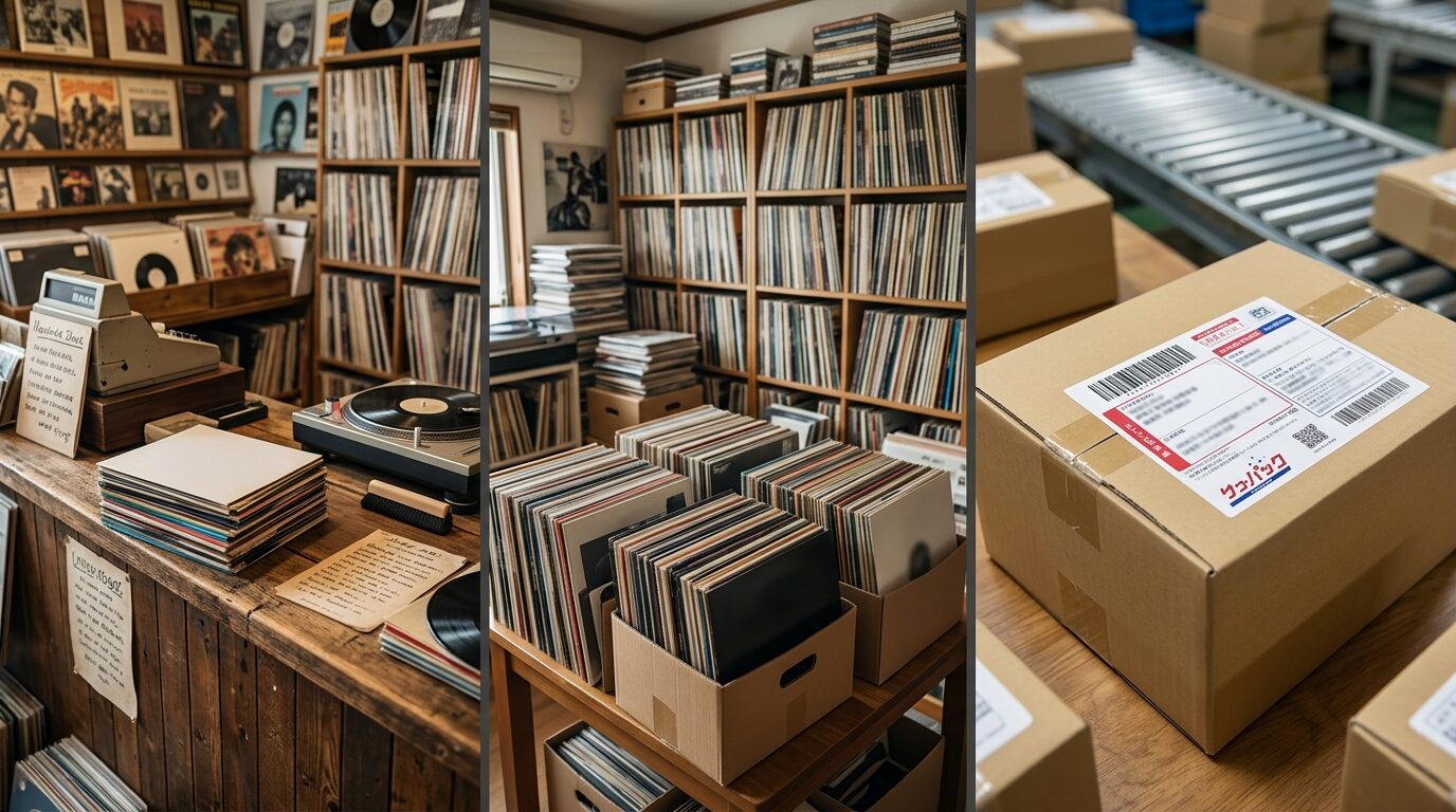 3つのレコード買取方法を比較