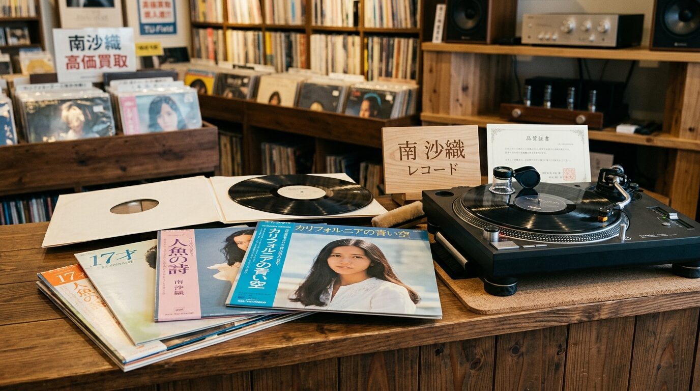 当店TU-Fieldの南沙織レコード買取サービスのイメージ