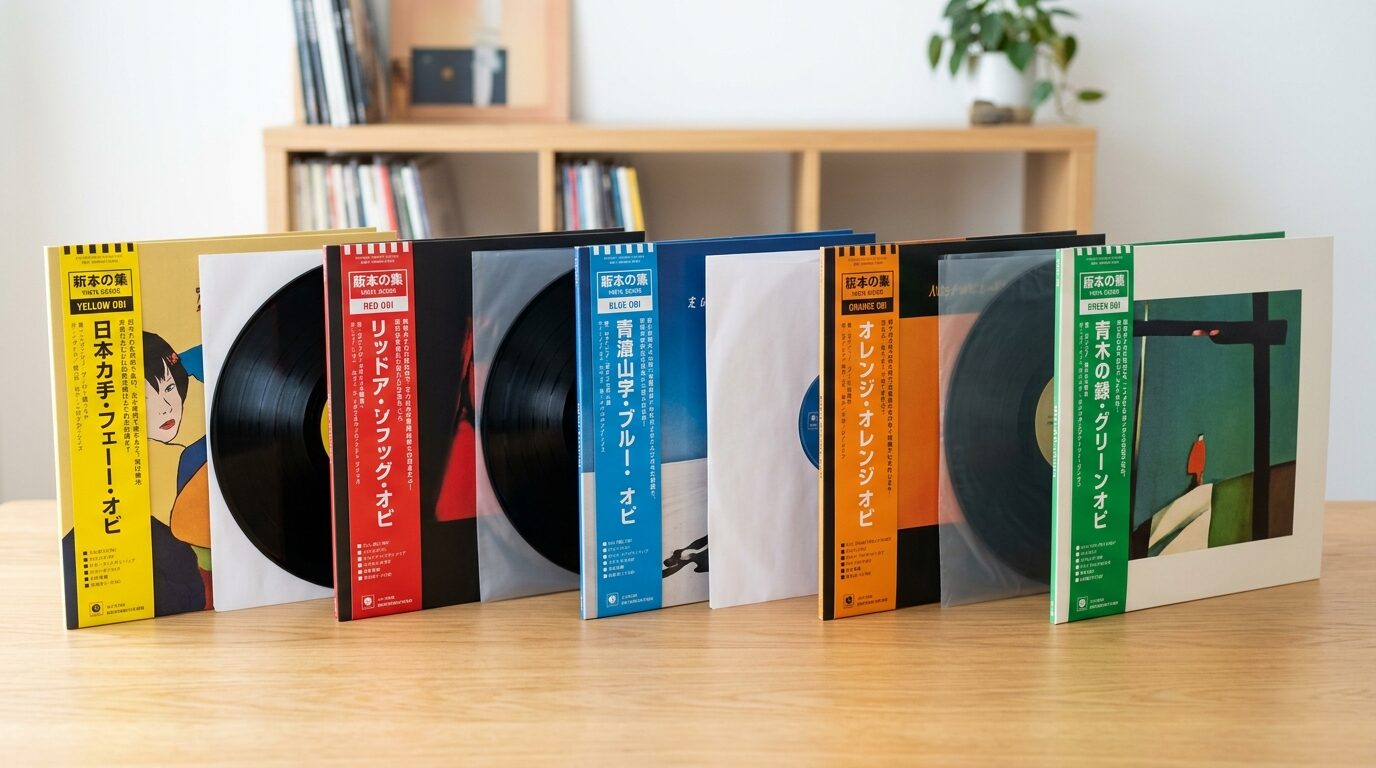 レコードを高く売るコツと帯付き保管