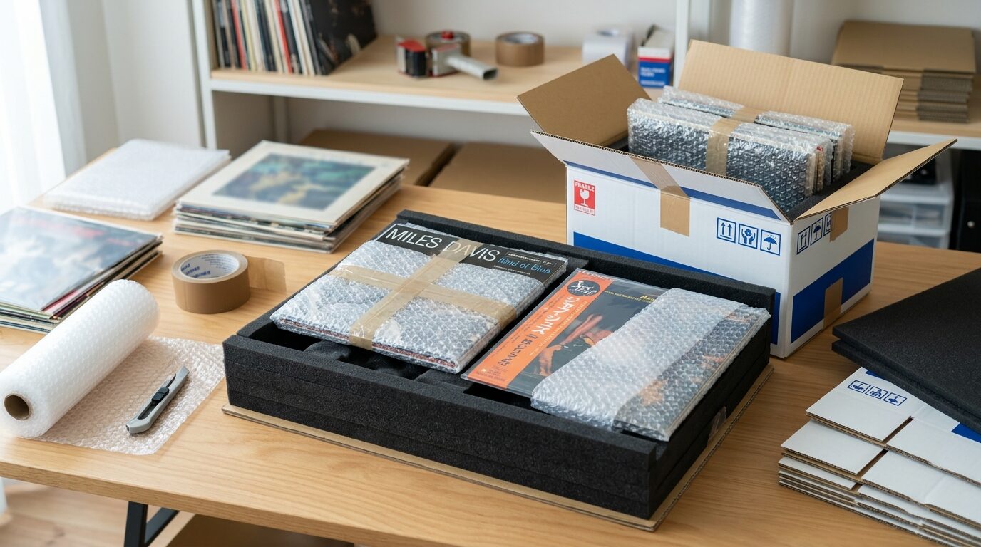 ゆうパック着払いでレコードを宅配買取に送る流れ