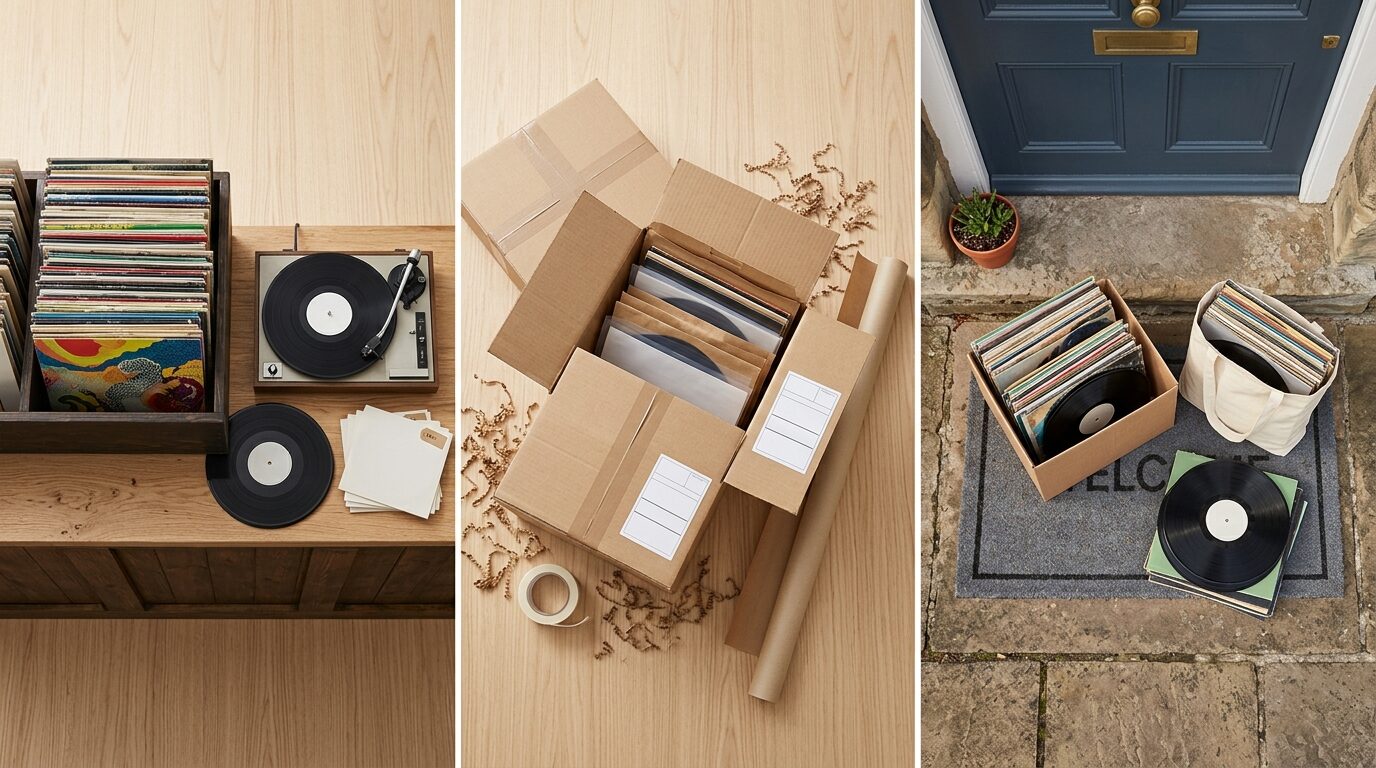 レコード買取3つの方法（店頭・出張・宅配）