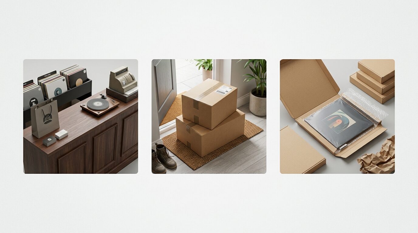 店頭・出張・宅配の3つのレコード買取方法