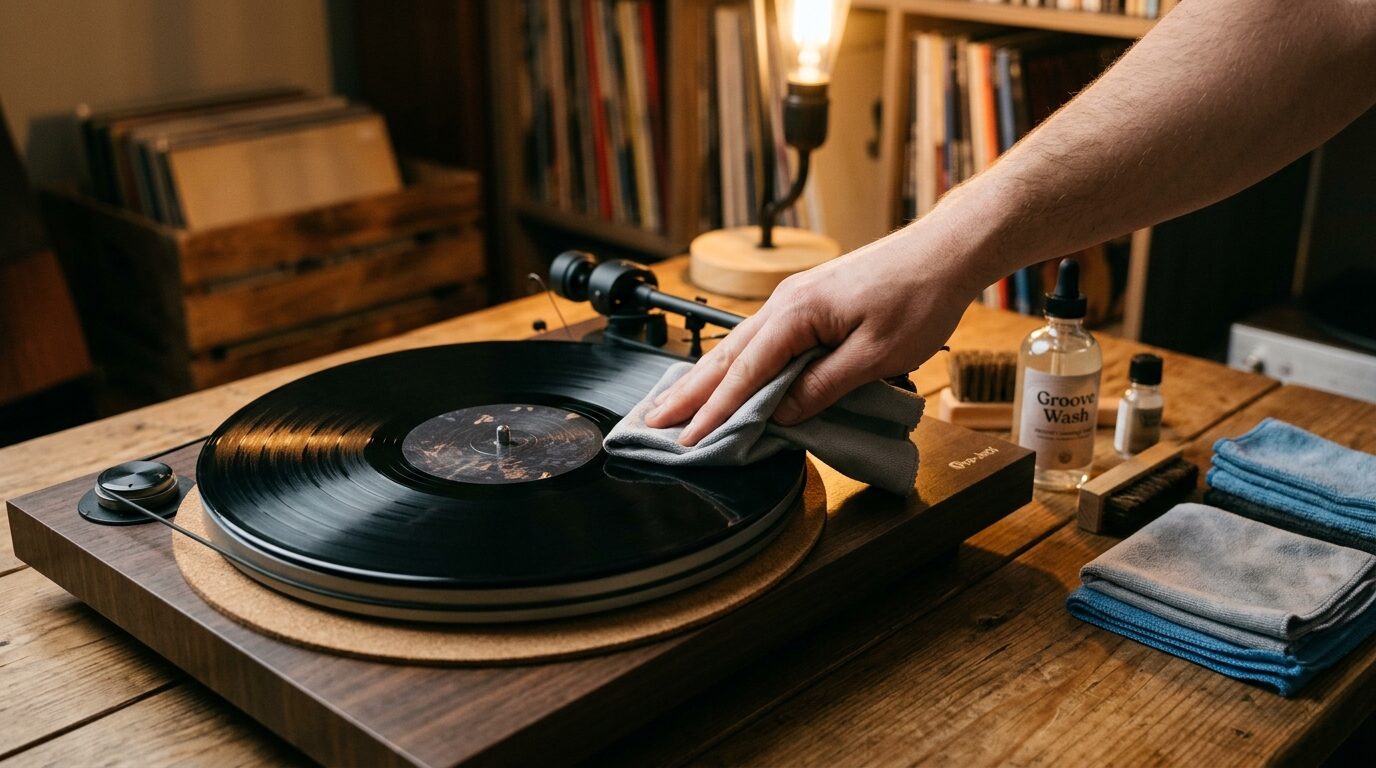 レコードを高く売るためのクリーニング