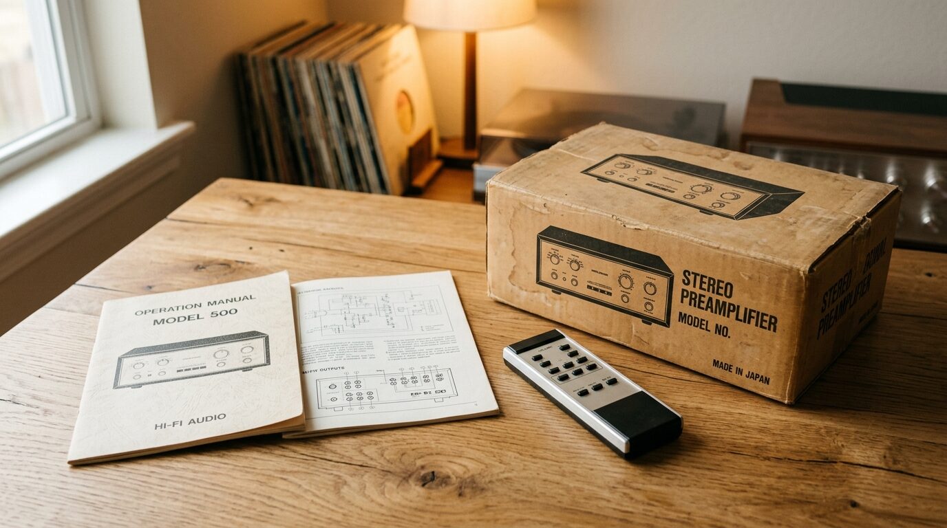 オーディオ機器の付属品・リモコン・取説・元箱